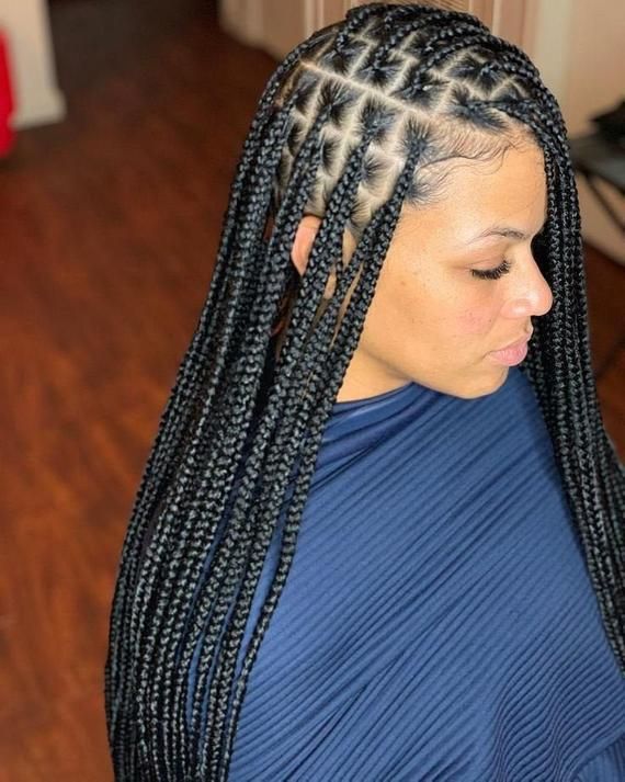 small regular knotless braids Lanham, MD